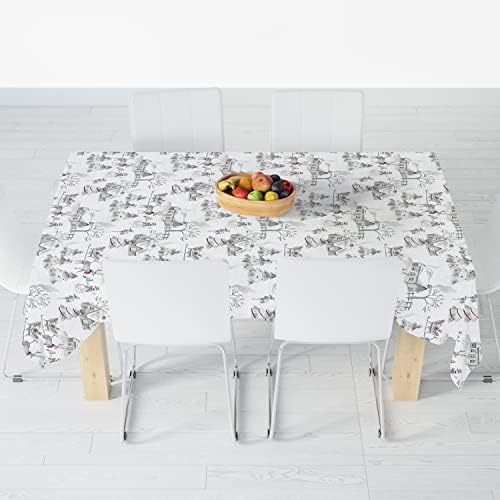 Pieridae- Rectangle Table Cloth Rectangle Table - Snowman