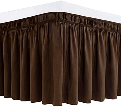 Cuddles and Cribs Wrap Around Bed Skirt -Brown