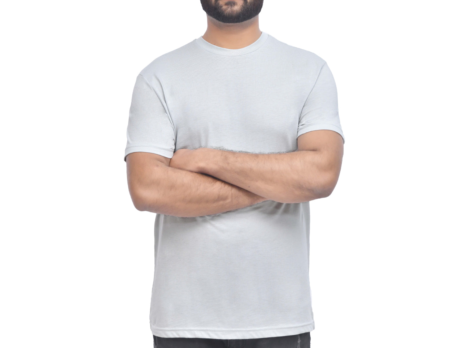 100% Cotton Crew Neck Tees, Pack of 4