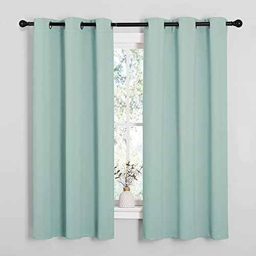 Cuddles & Cribs - Solid Thermal Insulated Grommet Blackout Curtain - Aqua