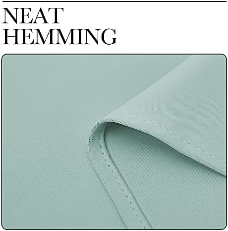 Solid Thermal Insulated Grommet Blackout Curtain - Aqua