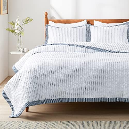 Pieridae - White Bedspread Coverlet King Size for All Seasons
