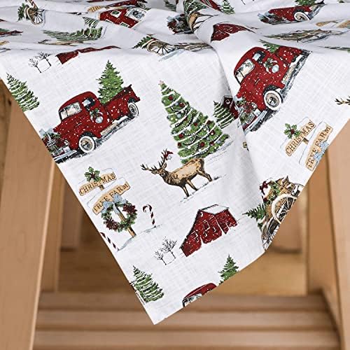 EnvioHome - Rectangle Table Cloth Rectangle Table -Christmas Reinder