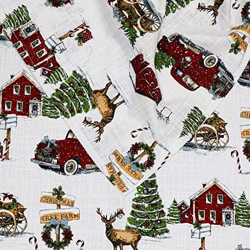 EnvioHome - Rectangle Table Cloth Rectangle Table -Christmas Reinder