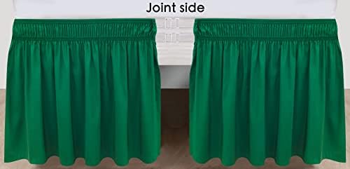 Cuddles and Cribs Wrap Around Bed Skirt -Hunter Green
