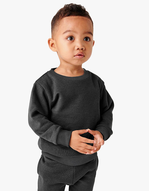 Hampton Ridge Boys Pullover Cotton Blend Fleece Sweatshirts Kids Sweatshirt - Charcoal