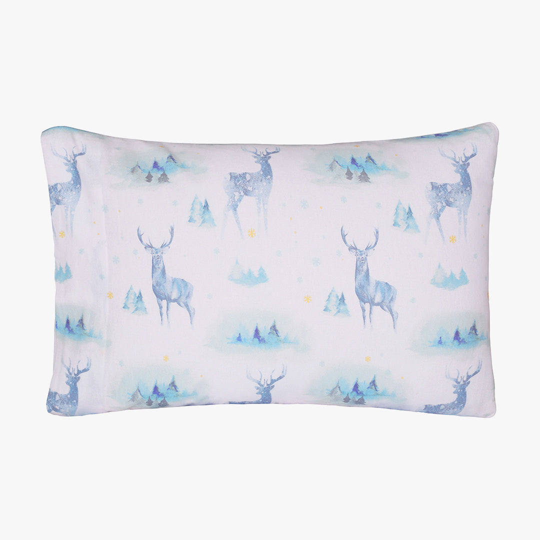 Double Brushed Flannel Sheet Set -Stag