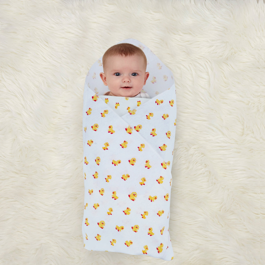 Chicks & Paws - 2 Pack Cotton Flannel Receiving Blankets