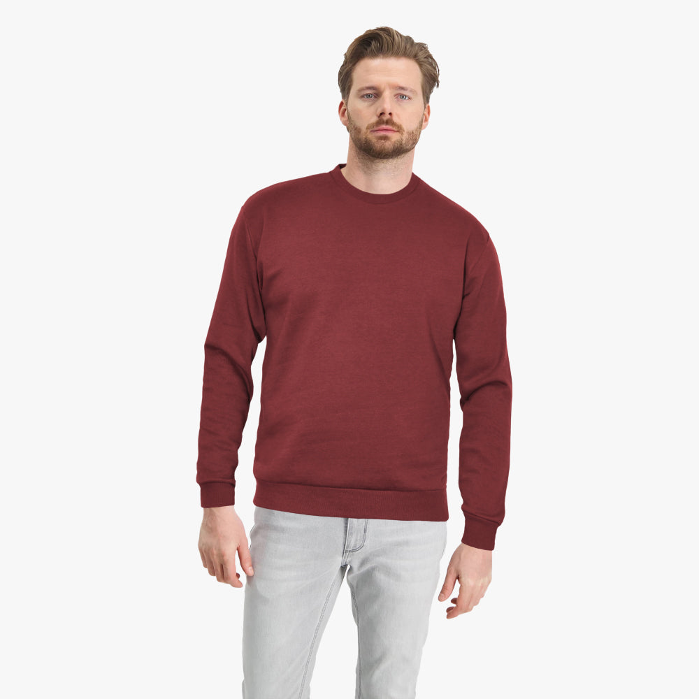 Sweatshirt For Men-Maroon