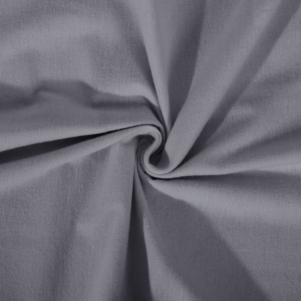 Double Brushed Flannel Sheets -Frost Grey