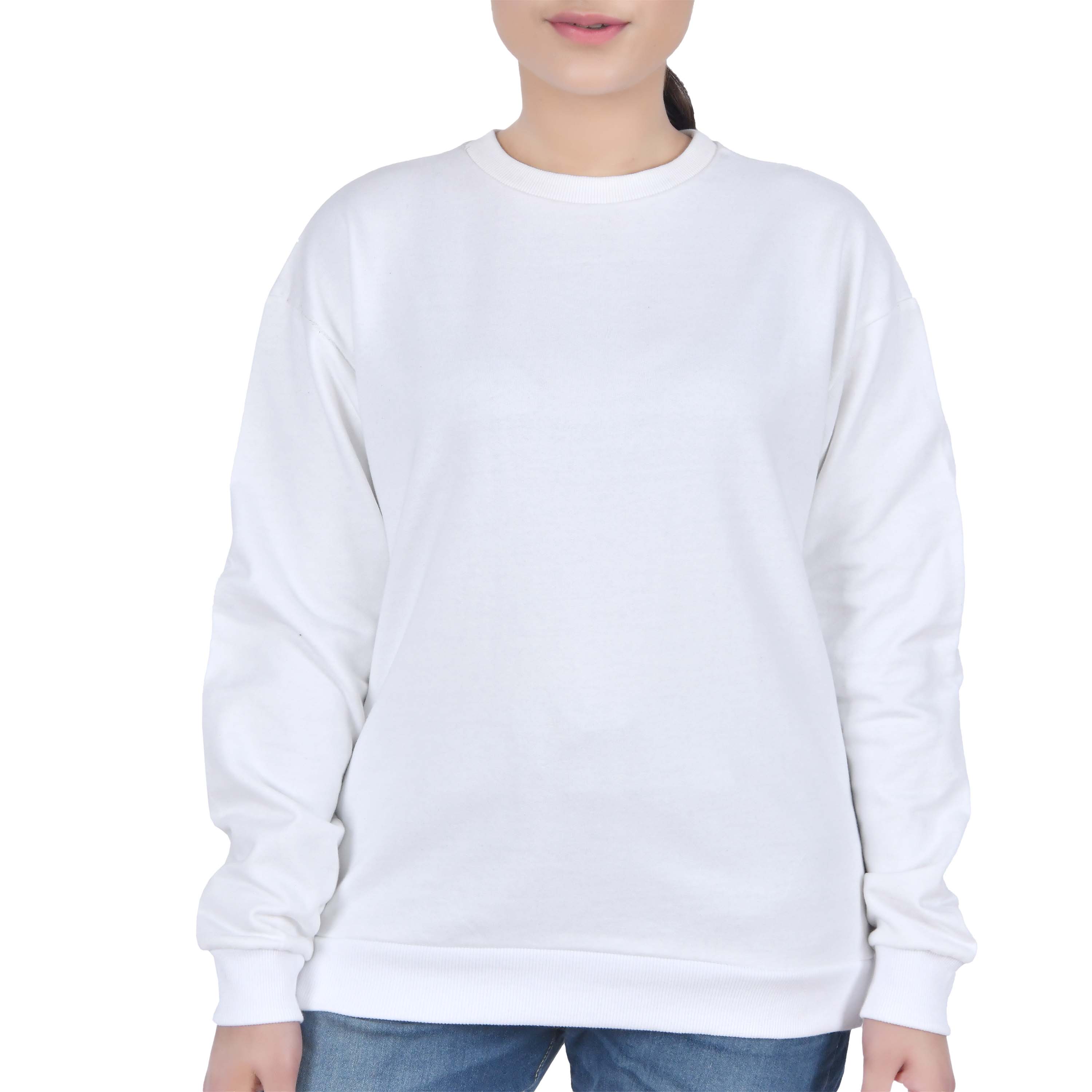 Ladies Sweatshirt-White