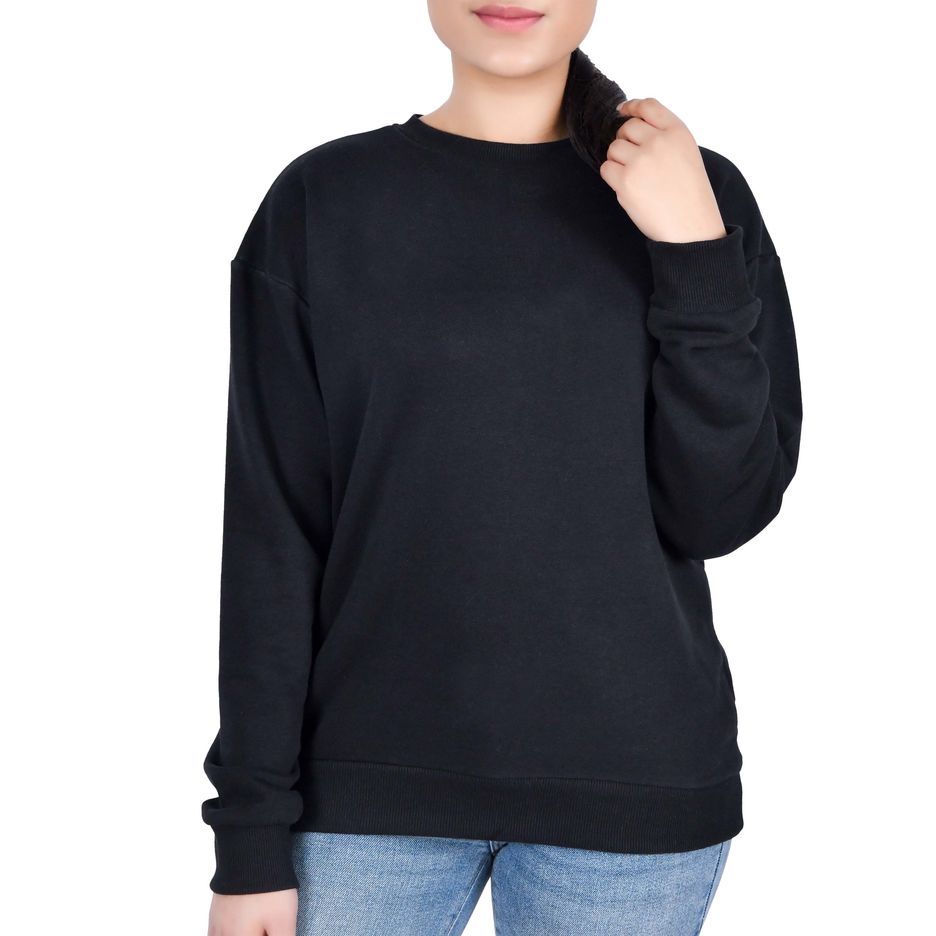 Ladies Sweatshirt-Black