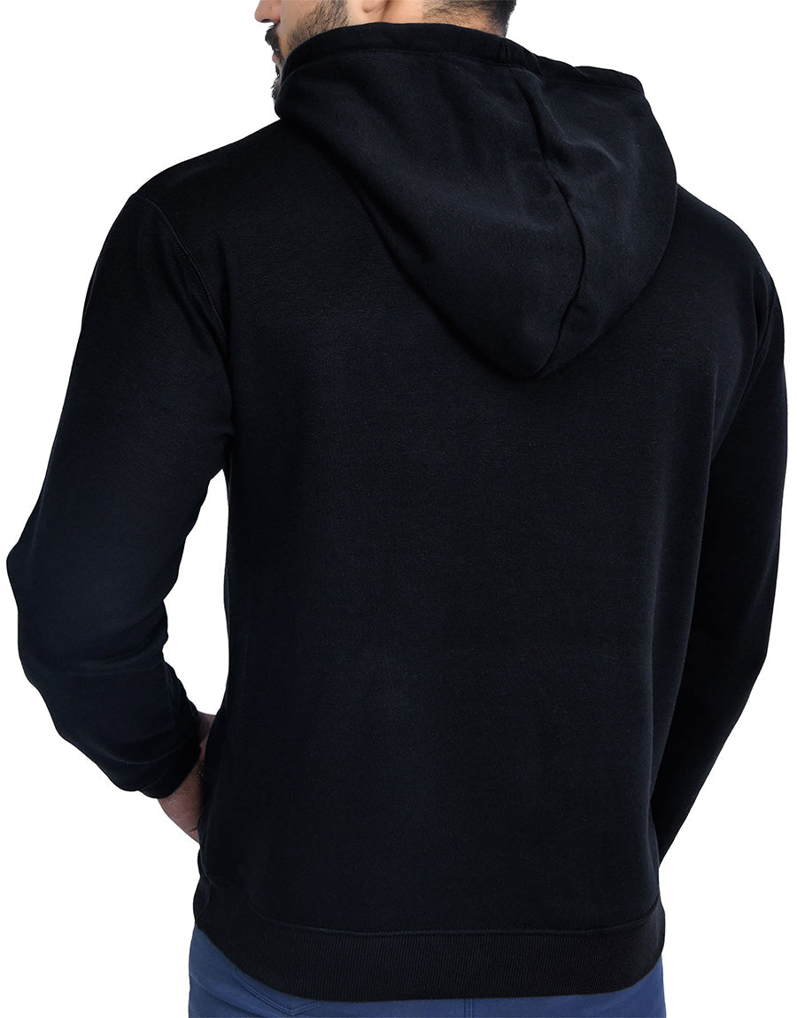 Hampton Ridge- Long Sleeve Men’s Pullover Hooded -Black