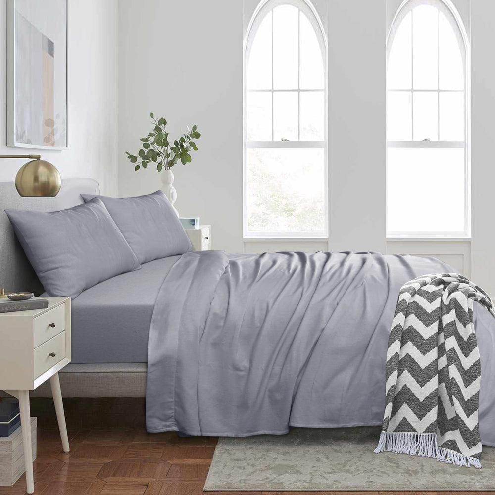 Ultimate Grey - Double Brushed Flannel Sheets